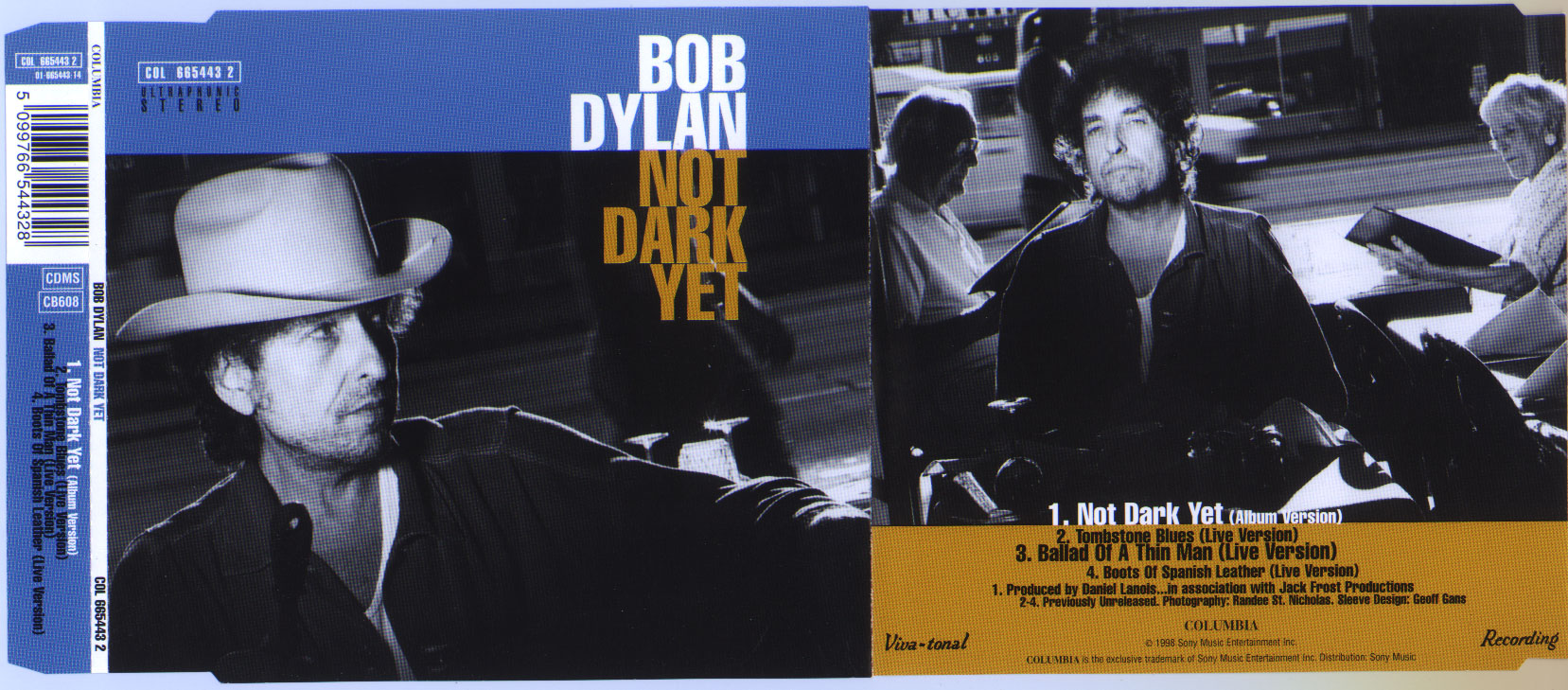 Not Dark Yet (CD cover).