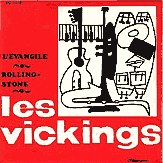P/S: Disques Viking DV 1002 (France (for Guadeloupe), 1966) - Les Vikings on back && labels